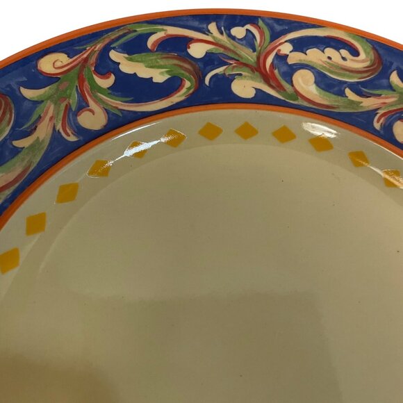 Pfaltzgraff Villa Della Luna Dinner Plate 11" Hand-Painted Ceramic Multicolor De - Picture 6 of 7